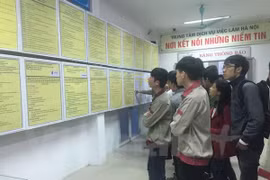 Tạo việc làm cho thanh niên là mục tiêu của ngành Lao động-Thương binh và Xã hội. (Ảnh minh họa: PV/Vietnam+) 