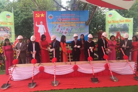 Khởi công xây dựng dự án. (Ảnh: PV/Vietnam+)