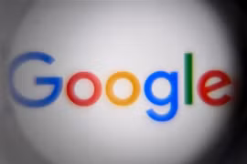 Biểu tượng Google. (Ảnh: AFP/TTXVN) 