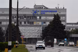 Nhà máy Điện Hạt nhân Zaporizhzhia ở miền Nam Ukraine. (Ảnh: AFP/TTXVN)