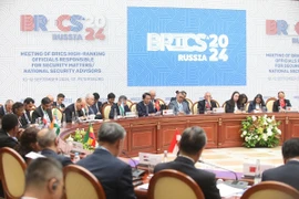 Hội nghị Lãnh đạo cấp cao phụ trách an ninh các nước BRICS tổ chức tại St. Petersburg. (Ảnh: TTXVN phát)