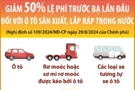 Từ 1/9 đến 30/11/2024: Giảm 50% lệ phí trước bạ lần đầu đối với ôtô trong nước