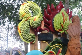 Bình Dương: Tạo hình nghệ thuật từ sản phẩm miệt vườn