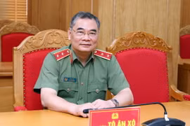 Trung tướng Tô Ân Xô, Người phát ngôn Bộ Công an. (Ảnh: Phạm Kiên/TTXVN)