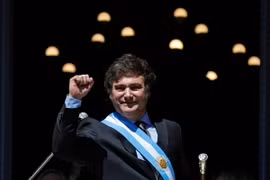 Tổng thống Argentina Javier Milei. (Ảnh: AFP/TTXVN)