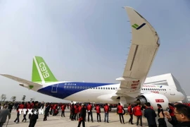 Máy bay C919 của Trung Quốc. (Ảnh: AFP/TTXVN)