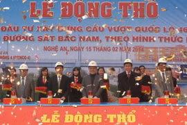 Khởi công một số công trình trọng điểm tại Nghệ An