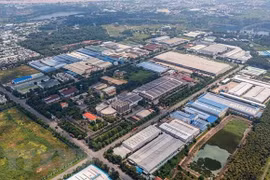 Khu công nghiệp Tân Đông Hiệp B, thành phố Dĩ An, tỉnh Bình Dương. (Ảnh: Hồng Đạt/TTXVN) 