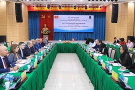 Quang cảnh Kỳ họp thứ 12 Ủy ban Liên Chính phủ Việt Nam-Algeria. (Ảnh: Tuấn Anh/TTXVN)