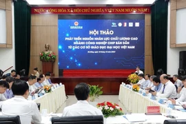 Quang cảnh hội thảo. (Ảnh: Văn Dũng/TTXVN)