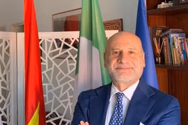 Đại sứ Cộng hòa Italy tại Việt Nam Antonio Alessandro. (Nguồn: TTXVN phát) 