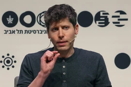 Ông Sam Altman phát biểu tại Đại học Tel Aviv ở thành phố Tel Aviv, Israel ngày 5/6/2023. (Ảnh: AFP/TTXVN) 