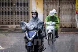 Đông Bắc Bộ và Thủ đô Hà Nội chiều tối và đêm có mưa rào. (Nguồn: Vietnam+)