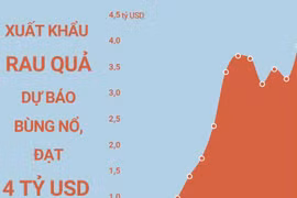 Xuất khẩu rau quả dự báo bùng nổ, đạt 4 tỷ USD trong năm 2023