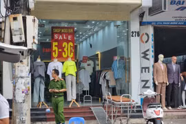 Hiện trường vụ việc. (Ảnh: Thái Hùng/TTXVN) 