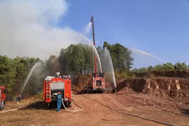 Quảng Ninh: Diễn tập nâng cao hiệu quả công tác phòng, chữa cháy rừng