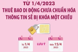 Từ 1/4, thuê bao di động chưa chuẩn hóa thông tin sẽ bị khóa một chiều