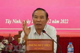 Thứ trưởng Bộ Nông nghiệp và Phát triển Nông thôn Phùng Đức Tiến được Thủ tướng bổ nhiệm lại từ ngày 2/11/2023. (Ảnh: Thanh Tân/TTXVN) 