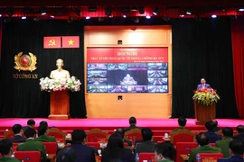 Thủ tướng Phạm Minh Chính phát biểu chỉ đạo hội nghị. (Ảnh: Phạm Kiên/TTXVN) 