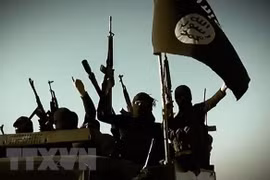 Các tay súng IS đứng sau vụ tấn công nhằm vào chiếc xe chở binh sỹ Syria. (Nguồn: AFP/TTXVN)