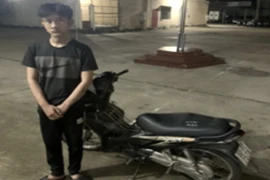 Đối tượng Đinh Hồng Huy. (Ảnh: TTXVN phát)