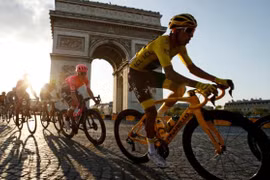 Giải đua xe đạp Tour de France được coi là biểu tượng của nền thể thao Pháp.(Nguồn: Reuters) 