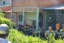 Hiện trường vụ tai nạn. (Nguồn: Báo Tuổi trẻ)