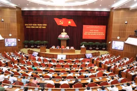 Toàn cảnh Hội nghị sơ kết một năm hoạt động của Ban Chỉ đạo cấp tỉnh về phòng, chống tham nhũng, tiêu cực. (Ảnh: Trí Dũng/TTXVN) 