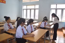 Năm học 2023-2024, Trường Trung học Cơ sở Trần Quang Diệu tại xã Hòa Thuận (thành phố Buôn Ma Thuột, tỉnh Đắk Lắk) thiếu 11 giáo viên ở các bộ môn Văn, Lịch sử, Địa lý, Tin học. (Ảnh: Nguyên Dung/TTXVN) 