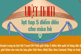 [Infographics] Việt Nam lọt top 5 điểm đến quốc tế dành cho mùa Hè