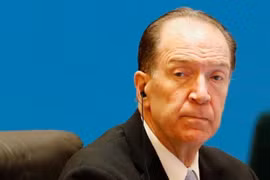 Chủ tịch Ngân hàng Thế giới (WB) David Malpass. (Nguồn: Reuters) 