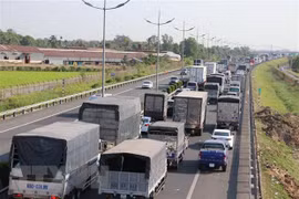 Cao tốc Thành phố Hồ Chí Minh-Trung Lương. (Ảnh: Bùi Giang/TTXVN) 
