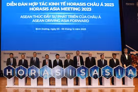 Khai mạc Diễn đàn Hợp tác Kinh tế Horasis Châu Á năm 2023 tại Bình Dương. (Ảnh: Dương Chí Tưởng/TTXVN) 