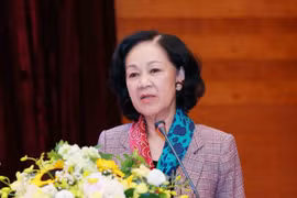 Thường trực Ban Bí thư Trương Thị Mai. (Nguồn: TTXVN) 
