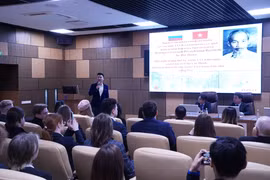 Hội thảo thu hút đông đảo các đại biểu Nga và Việt Nam tham gia. (Ảnh: Duy Trinh/TTXVN)