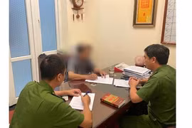 Ông S làm việc với cơ quan công an. (Nguồn: Cơ quan Công an)