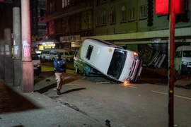 Hiện trường một vụ nổ khí gas tại Nam Phi. (Nguồn: AP)