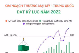 Kim ngạch thương mại Mỹ-Trung Quốc đạt kỷ lục năm 2022