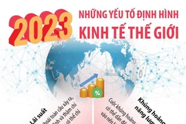[Infographics] Những yếu tố định hình kinh tế thế giới năm 2023