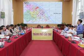 Quang cảnh buổi làm việc. (Ảnh: Ngọc Thiện/TTXVN)
