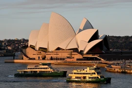 Nhà hát Opera ở thành phố Sydney, Australia. (Nguồn: AFP/TTXVN)