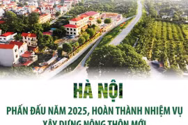 Hà Nội phấn đấu năm 2025, hoàn thành nhiệm vụ xây dựng nông thôn mới
