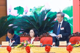 Ông Nguyễn Quang Dương, Ủy viên Trung ương Đảng, Phó trưởng Ban Tổ chức Trung ương phát biểu. (Ảnh: Phương Hoa/TTXVN)