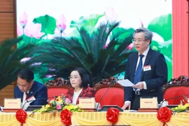 Ông Nguyễn Quang Dương, Ủy viên Trung ương Đảng, Phó trưởng Ban Tổ chức Trung ương phát biểu. (Ảnh: Phương Hoa/TTXVN)