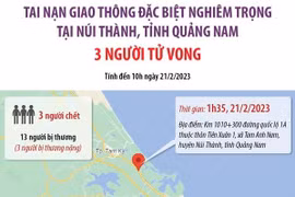 Vụ tai nạn giao thông đặc biệt nghiêm trọng ở huyện Núi Thành