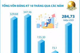 [Infographics] Thanh Hóa thu hút 284,73 triệu USD vốn FDI