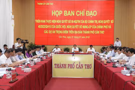 Quang cảnh cuộc họp. (Ảnh: Ngọc Thiện/TTXVN)