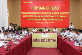 Quang cảnh cuộc họp. (Ảnh: Ngọc Thiện/TTXVN)