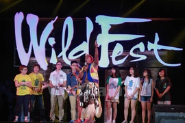 Các nghệ sỹ nước ngoài biểu diễn tại lễ hội WildFest 2015. (Ảnh: Minh Sơn/Vietnam+)
