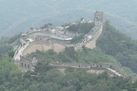 Bát Đạt Lĩnh từng được coi là vị trí chiến lược quân sự trong lịch sử Trung Quốc. (Ảnh: Công Tuyên/TTXVN)